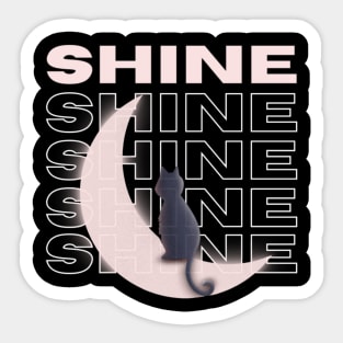 Shine t-shirt Sticker